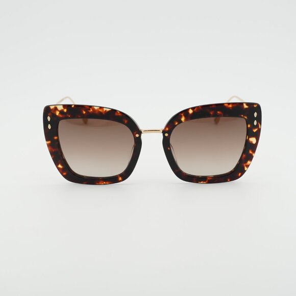 Isabel Marant IM 0083/G/S 02IK HA Sunglasses Havana Butterfly Frame,Brown Lenses main image 9